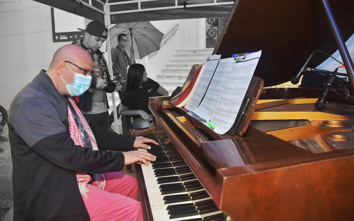 Con concierto en la calle, Bellas Artes celebró el Día Mundial del Piano