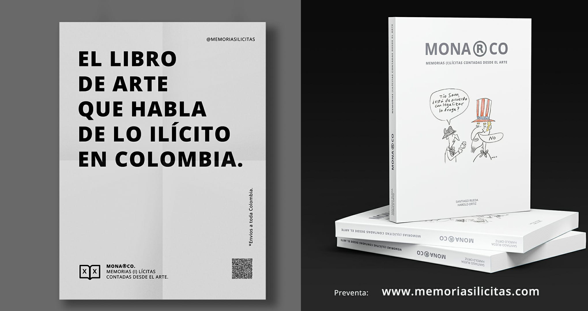 El libro de arte que habla de lo ilícito en Colombia