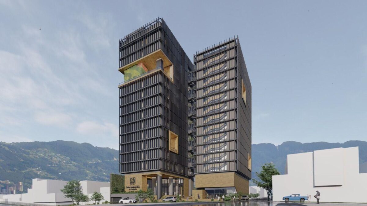 Iniciaron obras de los dos edificios que permitirán reunir todas las dependencias de la Alcaldía de Envigado