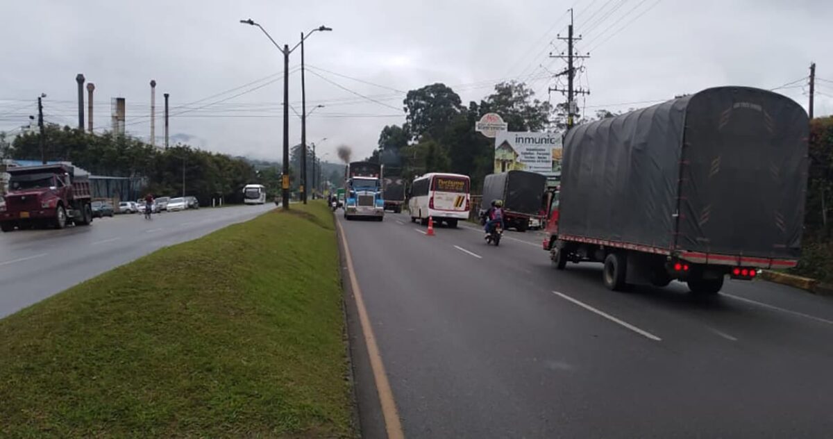 Habilitan la autopista Medellín-Bogotá a la altura de Marinilla