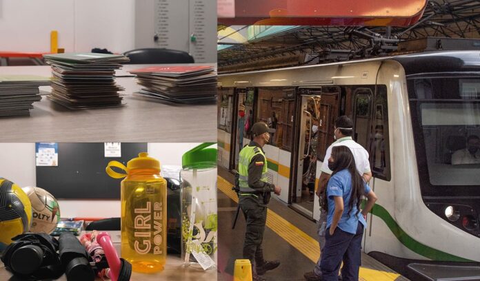 Objetos olvidados en El Metro de Medellín