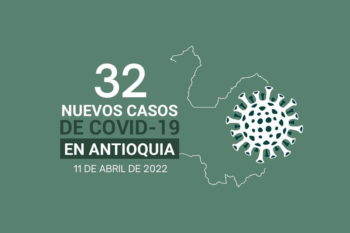 32 nuevos contagios de COVID19 tuvo Antioquia el lunes 11 de abril