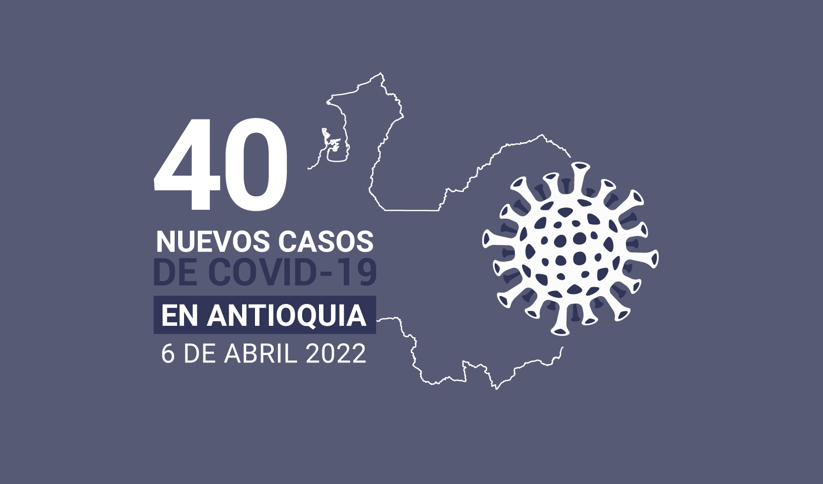 Casos acumulados de COVID19 tiene Antioquia al 6 de abril