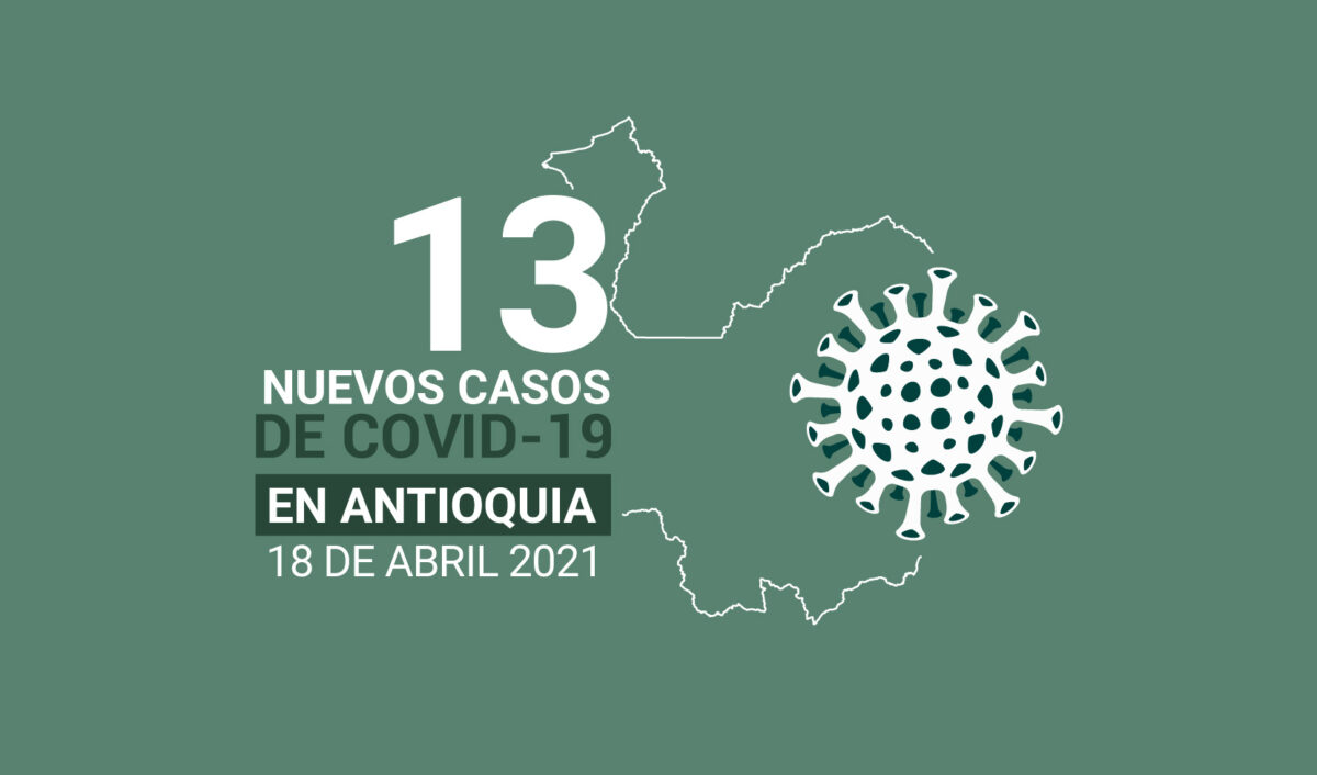 Casos activos de COVID19 tiene Antioquia al 18 de abril
