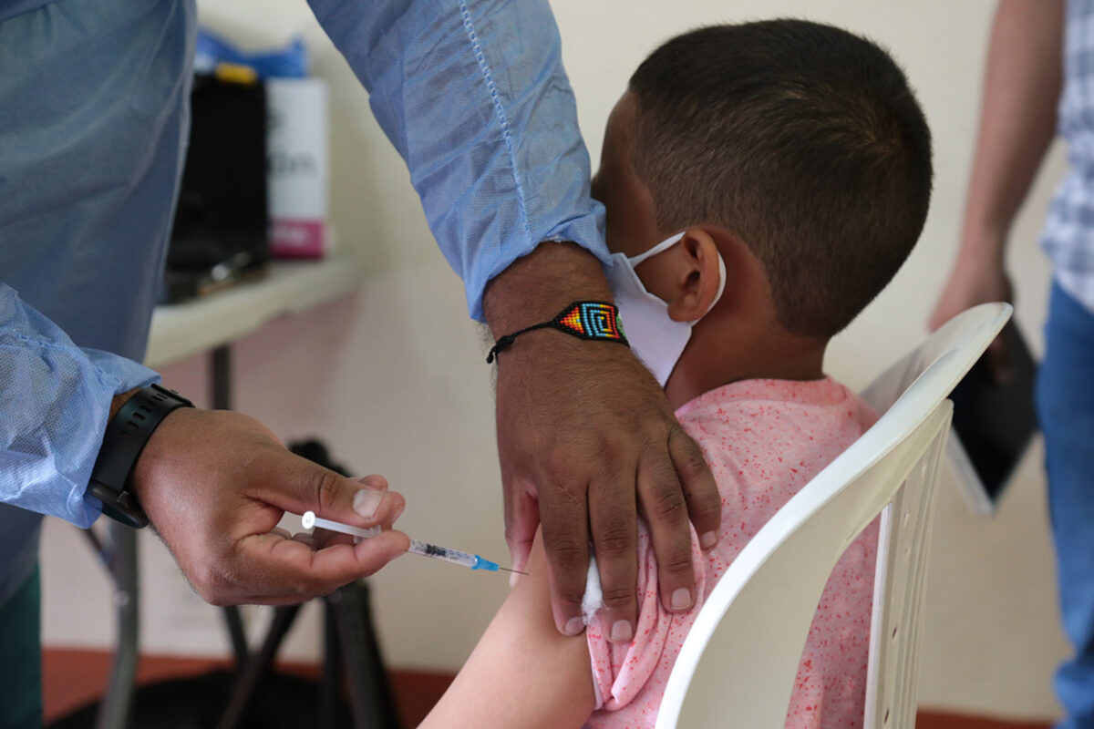 Vacunación contra el COVID19 en Colombia grupo de 3 a 11 años