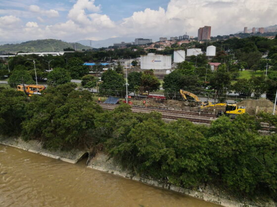 Asi Avanza el arreglo que adelanta el Metro de Medellín en el punto de la socavación-01