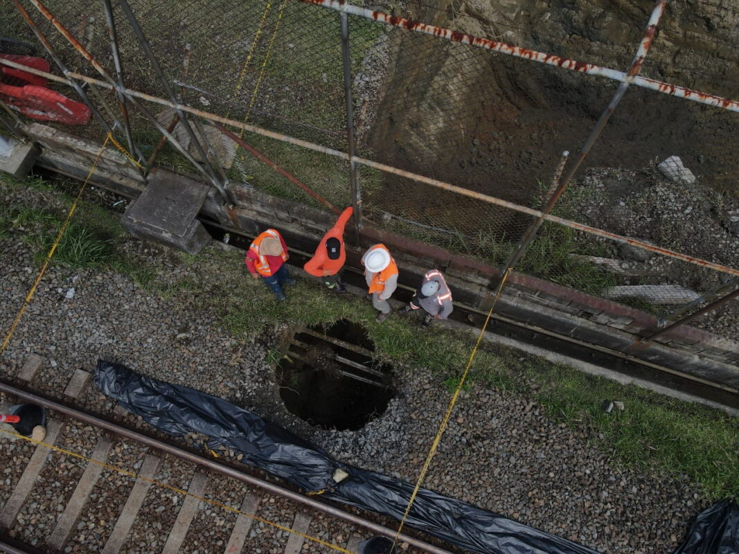 Asi Avanza el arreglo que adelanta el Metro de Medellín en el punto de la socavación-01
