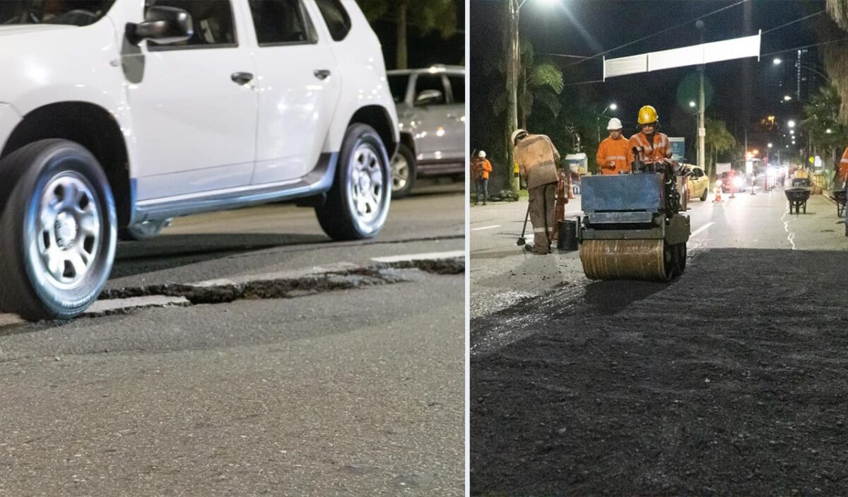 Avanzan obras para mejorar movilidad en la Avenida Las Palmas