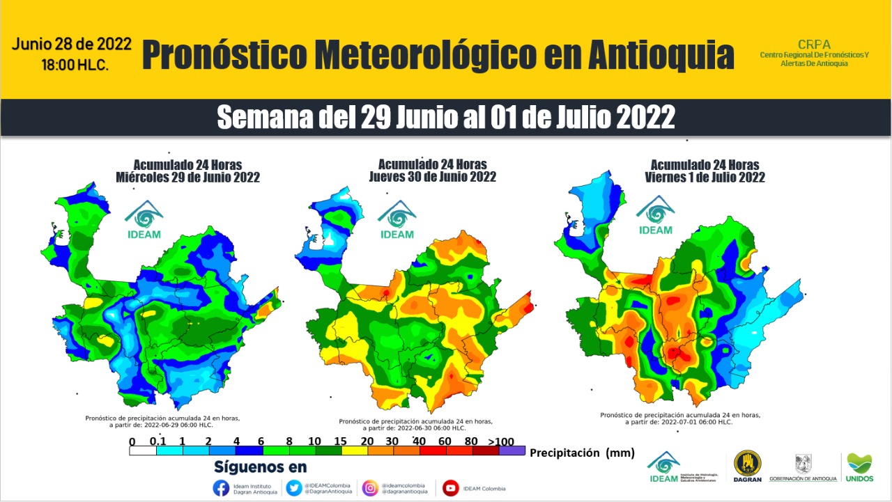 Pasará un ciclón tropical por Antioquia, ¿qué se pronostica que ocasionará