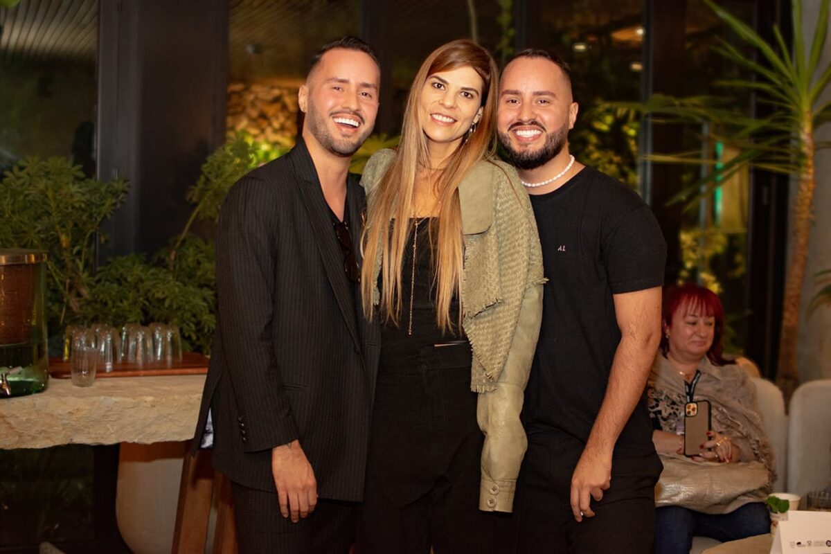 Daniel y Alejandro Lugó y Andrea Landa