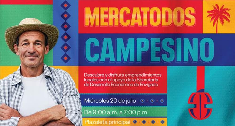 Mercatodos en Viva Envigado este 20 de julio