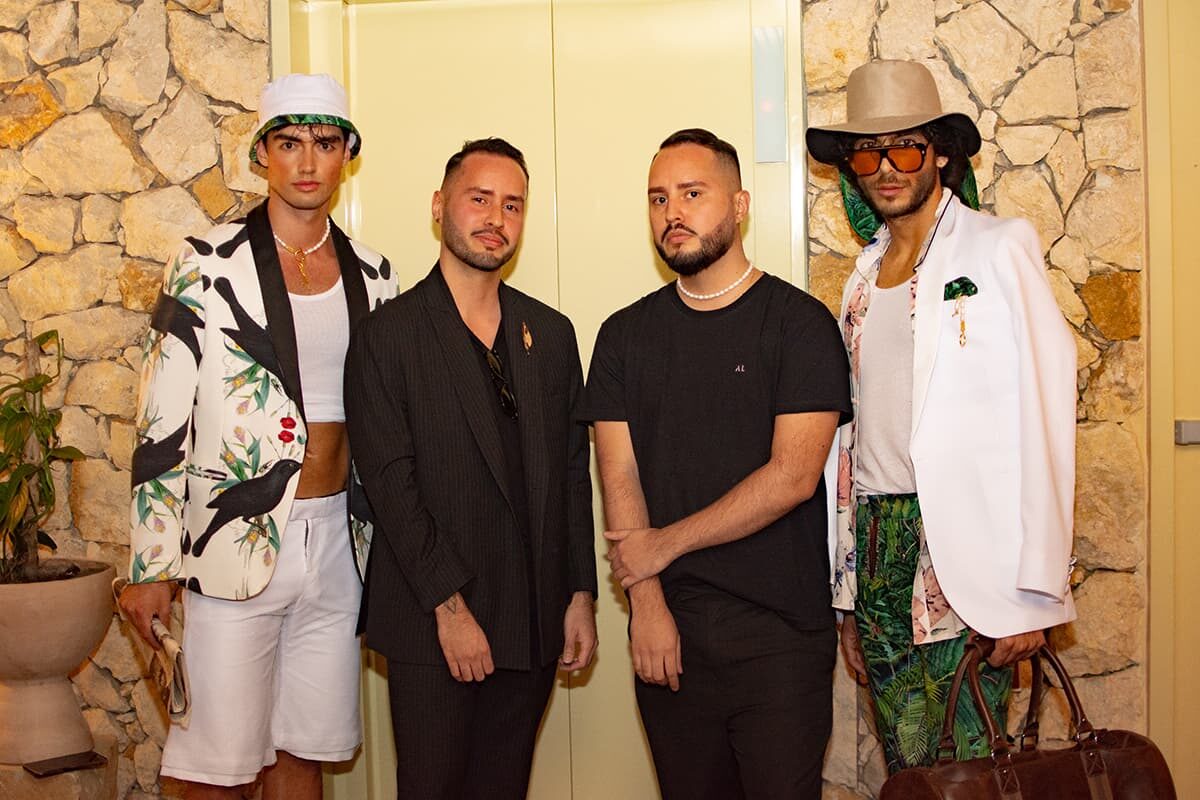 Pascal Saal, Daniel y Alejandro Lugó, y Pablo Sánchez.