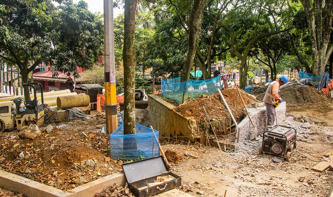 Preocupan atrasos en obras del parque Lleras