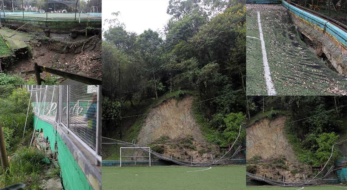 Cierran preventivamente cuatro escenarios deportivos afectados por las lluvias, en Medellín