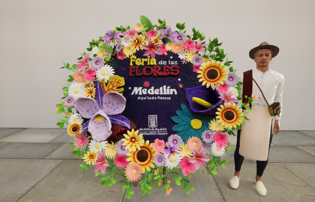 La Feria de las Flores en el metaverso. Conozca a Medellín Fun City