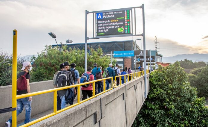 Horarios del Metro de Medellín en Feria de las Flores
