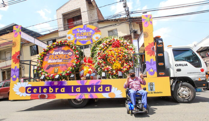 La ruta de las Feria de las Flores 2022 llega a El Poblado, este lunes 8 de agosto