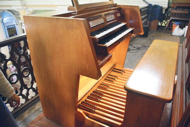 El órgano tubular de Santa Gertrudis llegó de España en 1909, gracias a la gestión del párroco Jesús María Mejía (1869-1918).