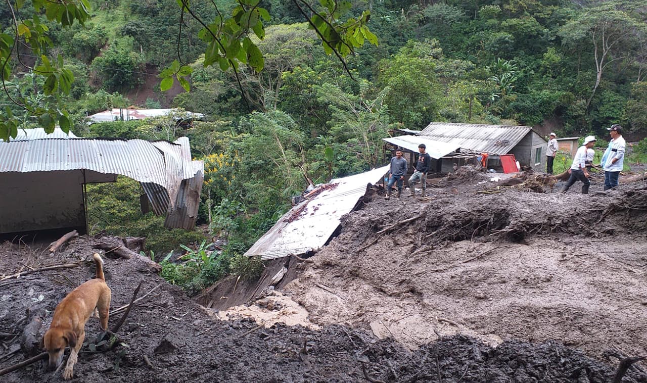 Vías afectadas por las lluvias en Antioquia