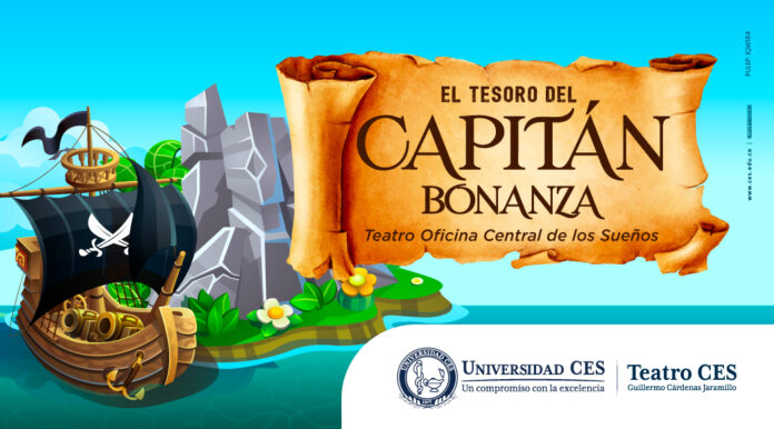 “El tesoro del capitán Bonanza” en el Teatro CES