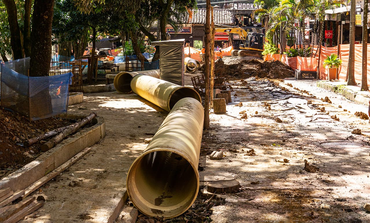 En las obras de el Parque Lleras: aumentan retrasos y amagan un incumplimiento