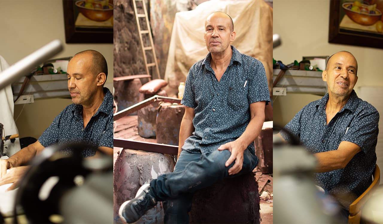 Félix Martínez, propietario de "A Teñir" ha visto crecer el barrio Manila de El Poblado