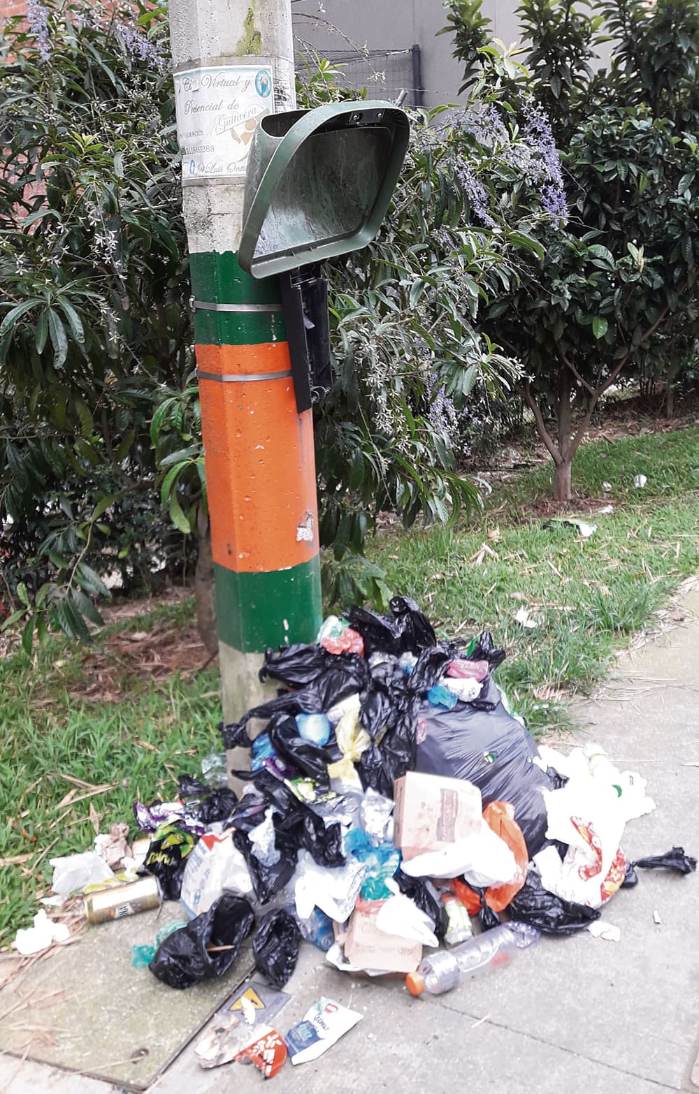 Pa’ qué bolsa si no hay caneca