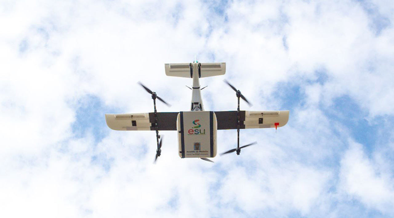 Proyecto para el servicio de drones mensajeros en Medellín