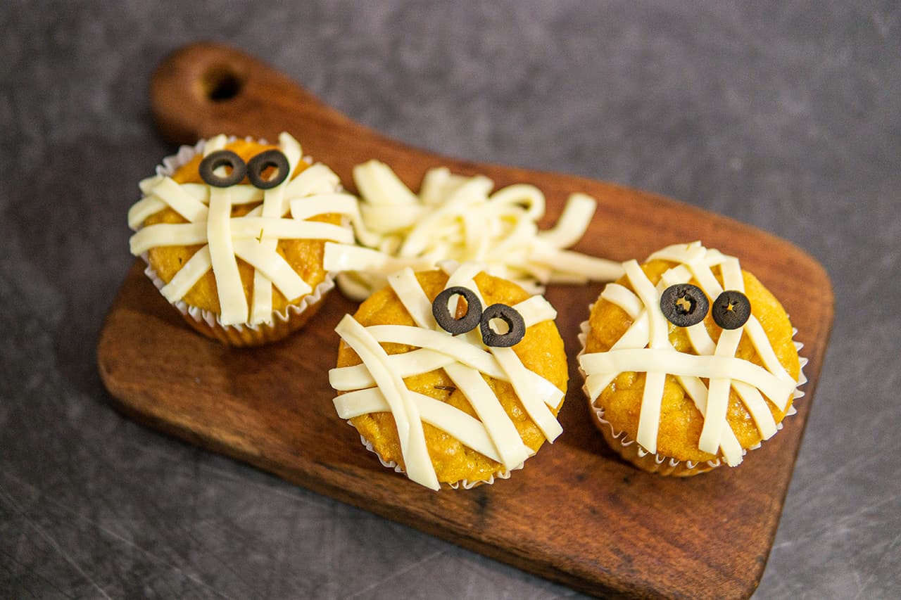 Momias de maíz con mozzarella