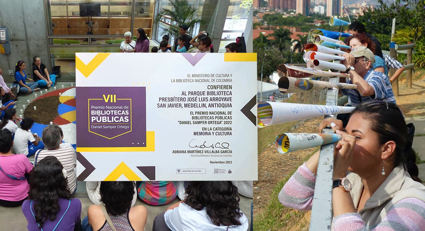 El Parque Biblioteca San Javier, reconocido por sus procesos de “Memoria y Cultura”