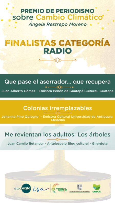 Premio de Periodismo sobre Cambio Climático Ángela Restrepo Moreno