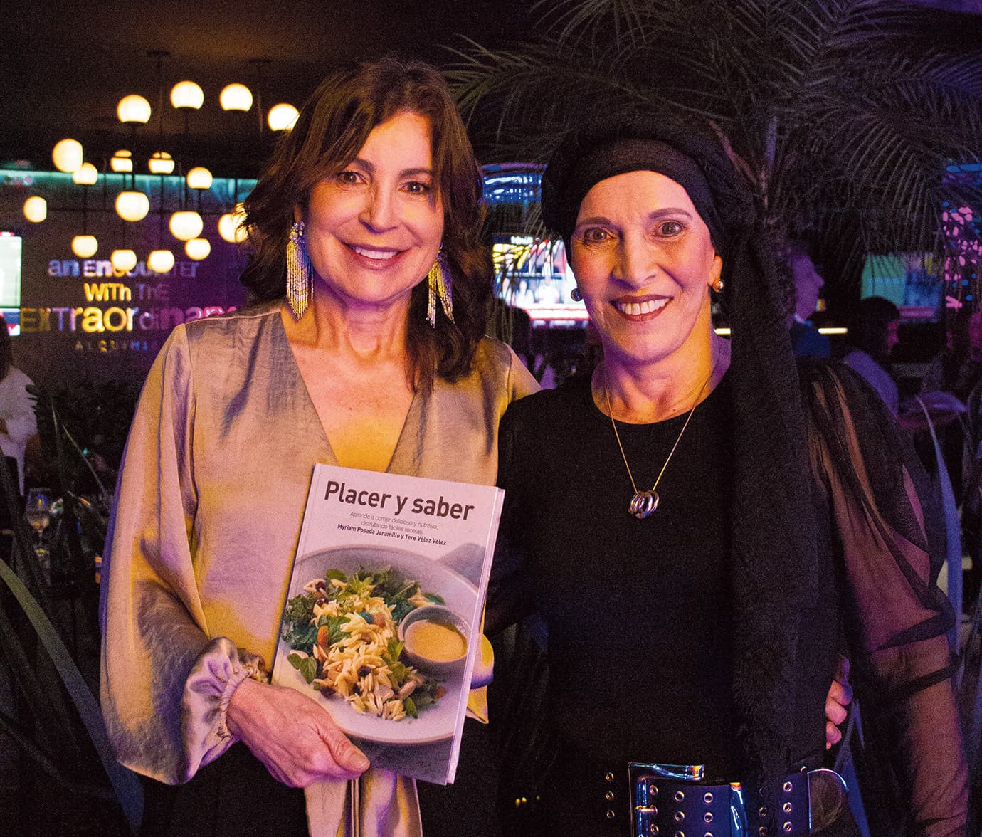 Libro Placer y Saber de la nutricionista Myriam Posada y la cocinera Tere Vélez
