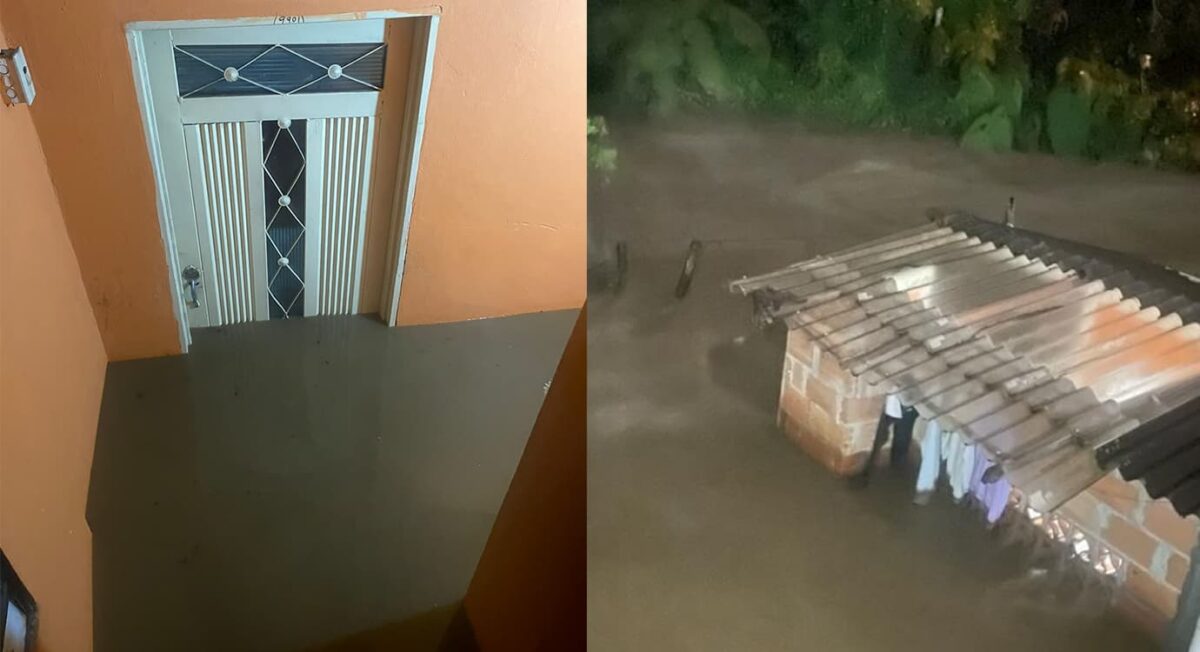 Los estragos de las lluvias en zona rural de Envigado, este 22 de noviembre