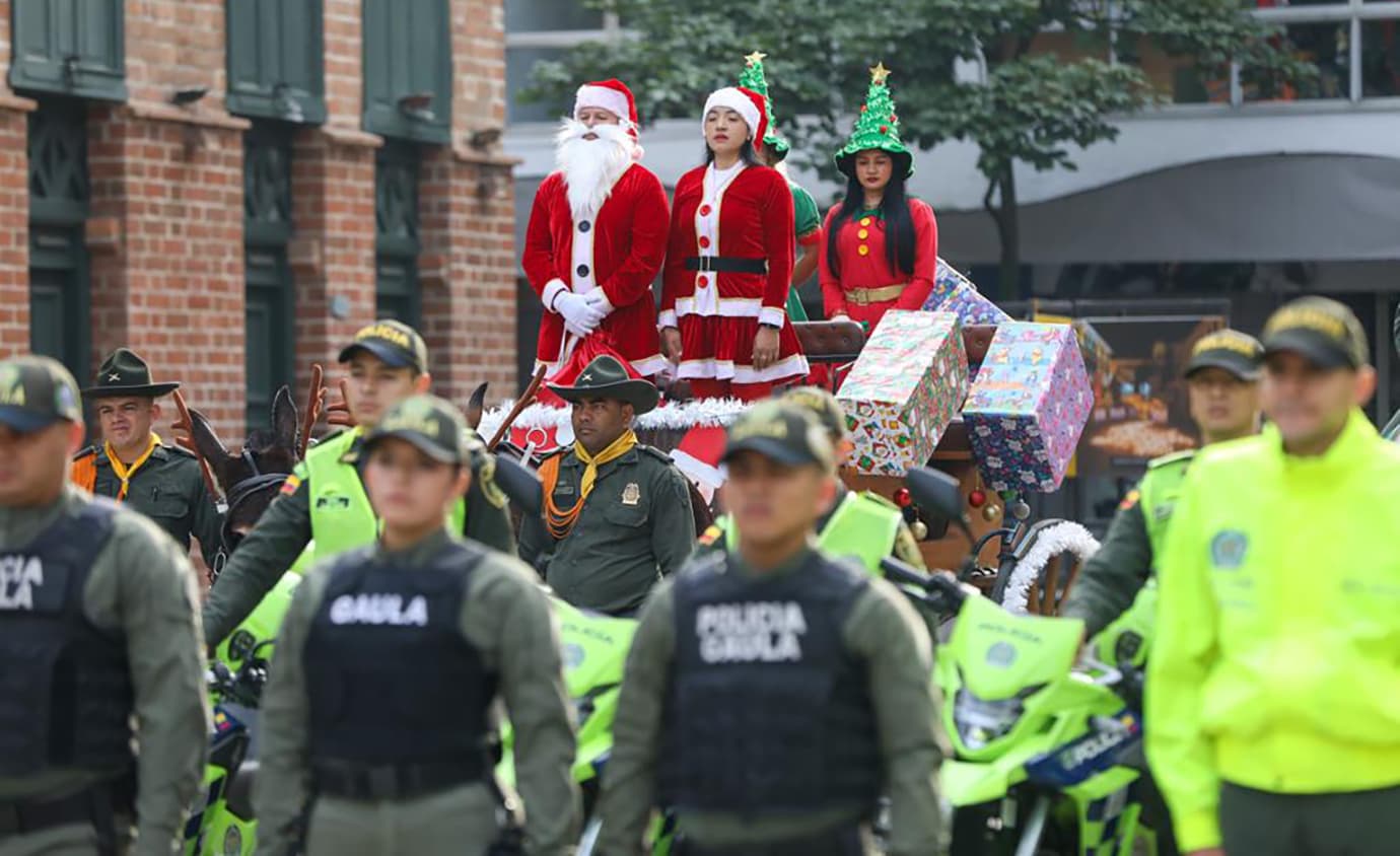 “Plan Navidad” de la Policía Metropolitana, en Medellín