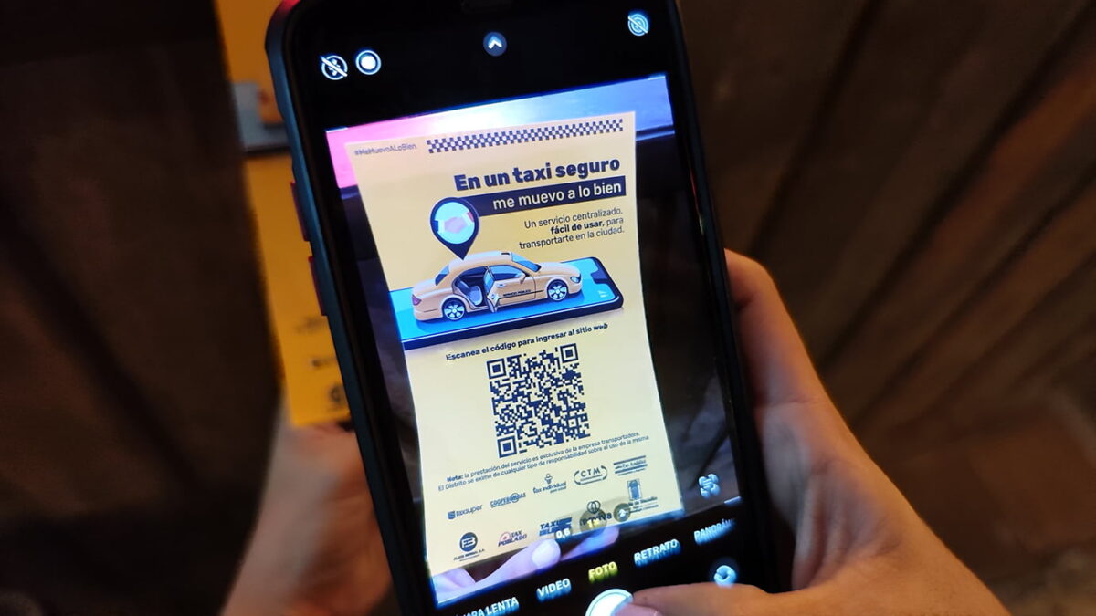Servicio de taxi seguro en El Poblado y de Medellín a través de código QR
