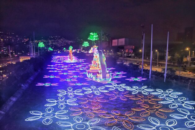 El alumbrado navideño de Medellín extenderá su horario