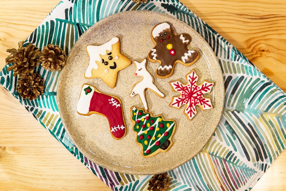Galletas de mantequilla para navidad