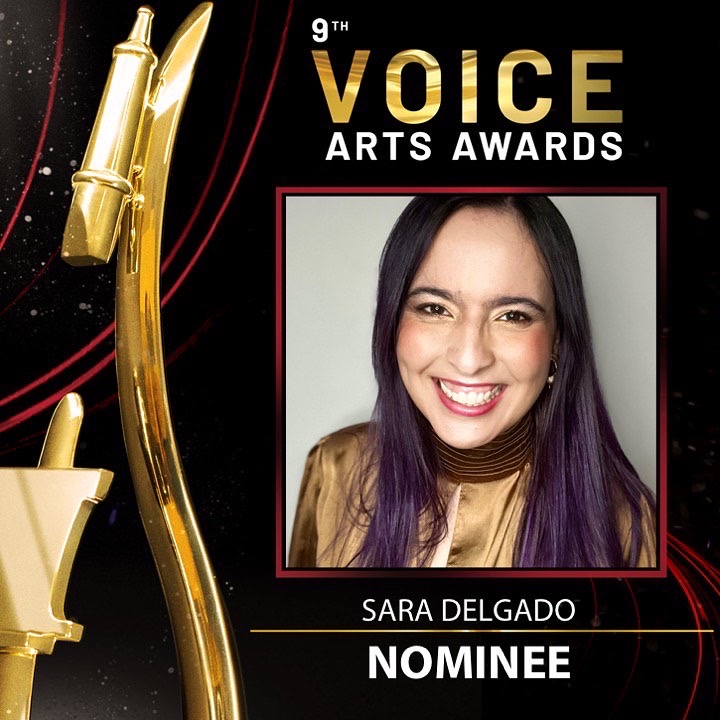 Sara Delgado, nominación Voice Awords