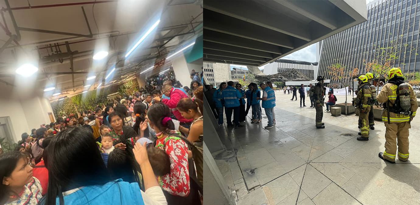 Indígenas ingresaron violentamente a la sede administrativa de Medellín