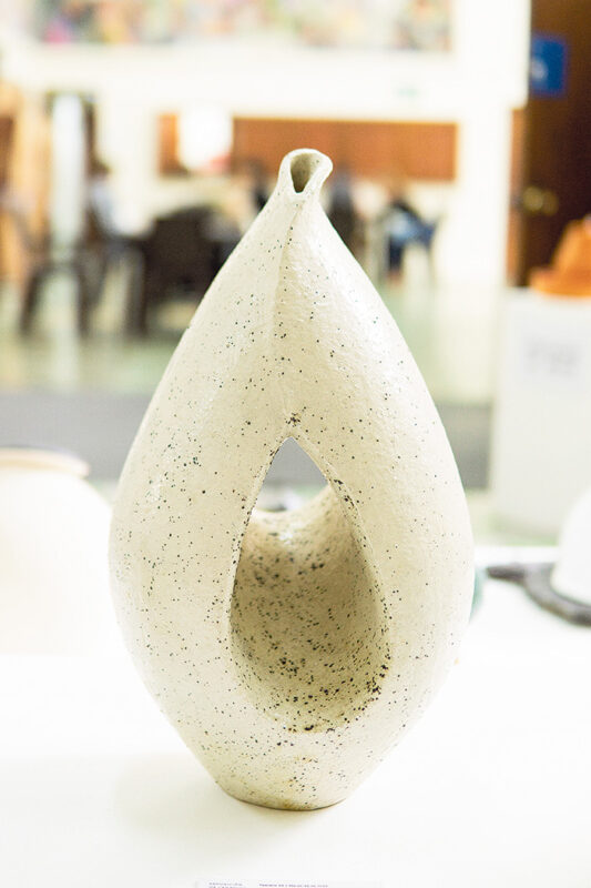 Exposición de cerámica Tierra y agua en el Palacio de Bellas Artes