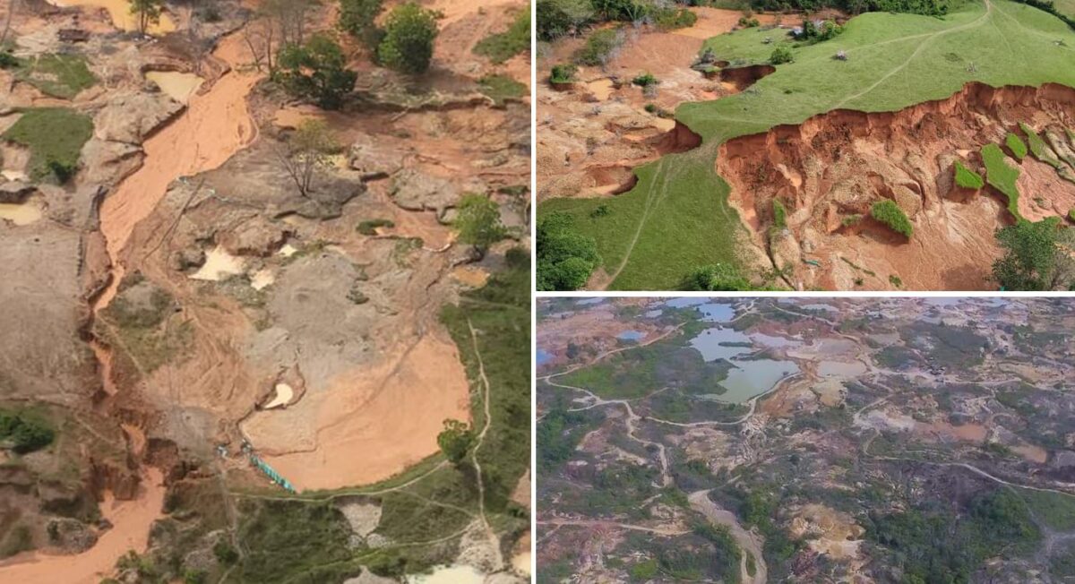 Destrucción ambiental en Antioquia por la minería ilegal