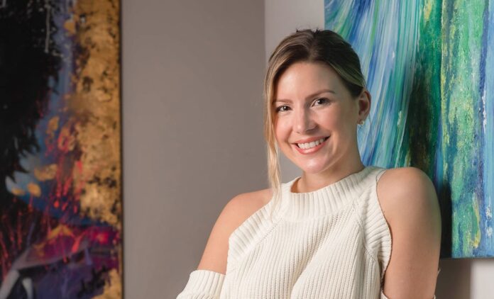 Geraldine Pomato y es la fundadora de WikiMujeres