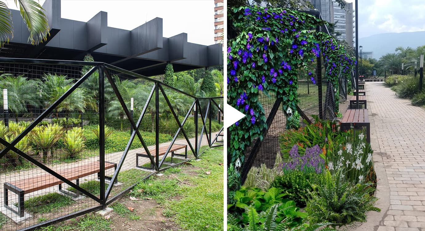 Parques del Río tendrá jardines verticales ecológicos