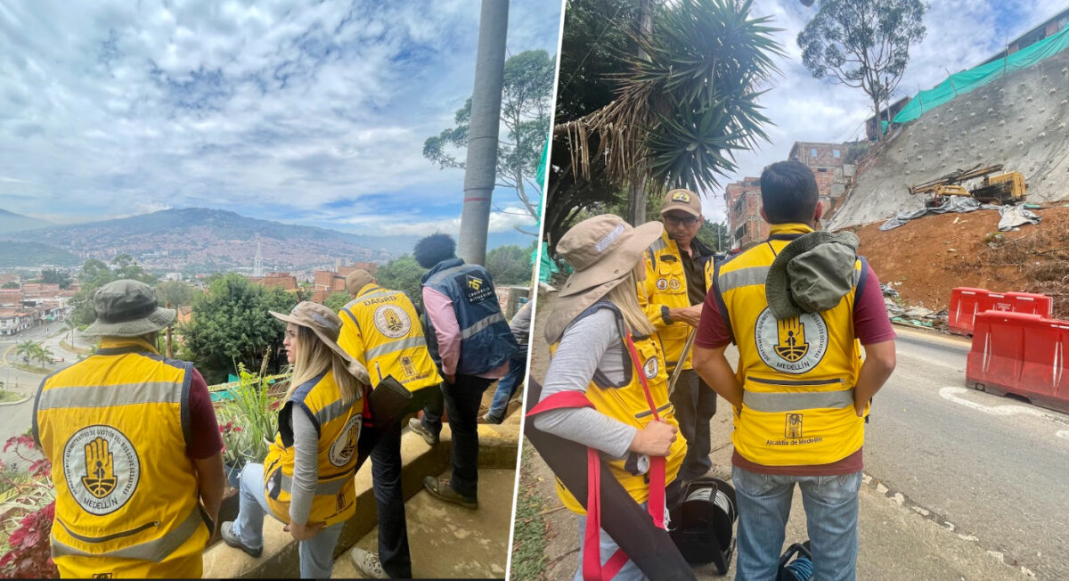 Puntos críticos en riesgo de desastres en Medellín