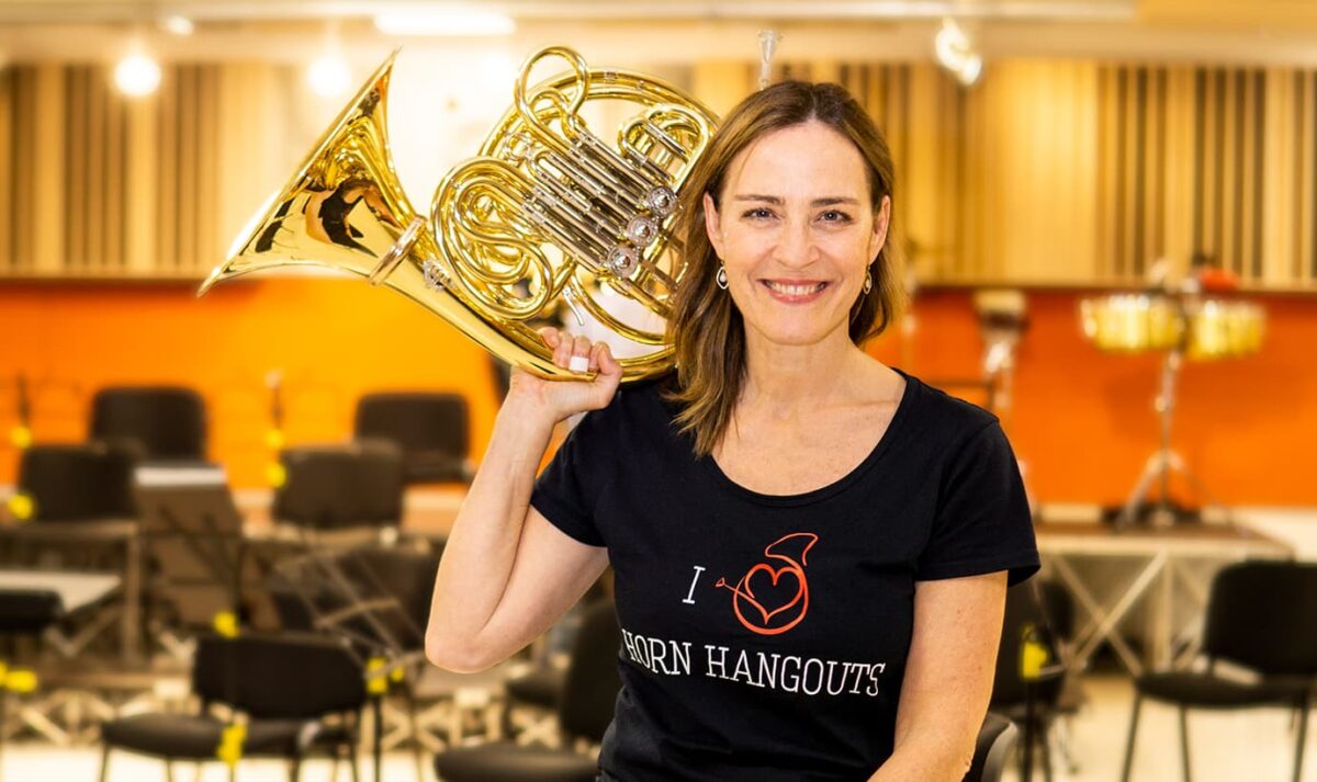 Sarah Willis: el corno francés es su amigo fiel y la Orquesta Iberacademy