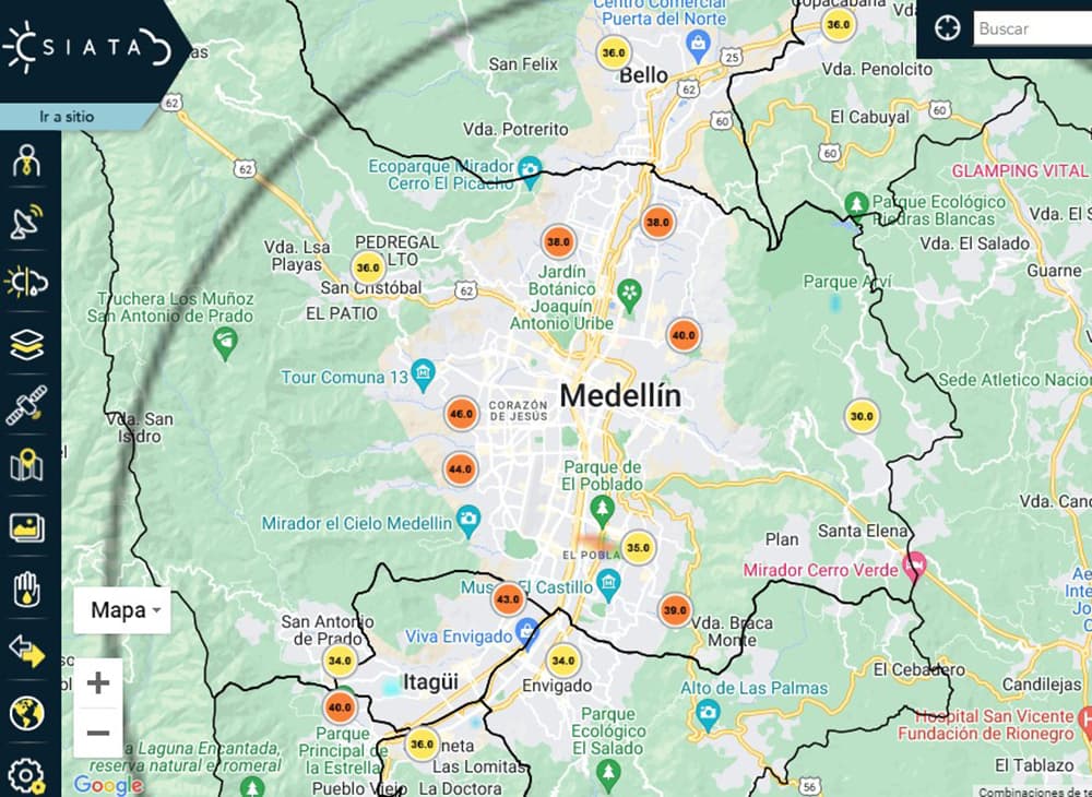 Se deteriora la calidad del aire en Medellín y el Valle de Aburrá