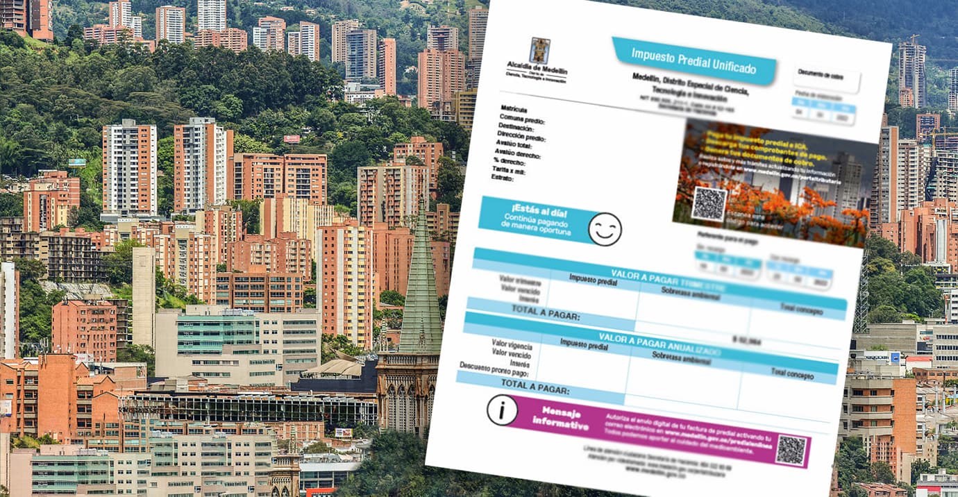 En Medellín descuento del impuesto predial hasta el 29 de marzo de 2023