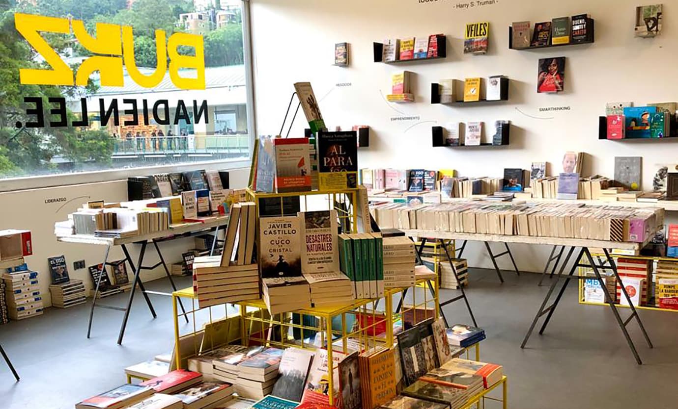 Bukz, en El Tesoro: un paraíso de libros