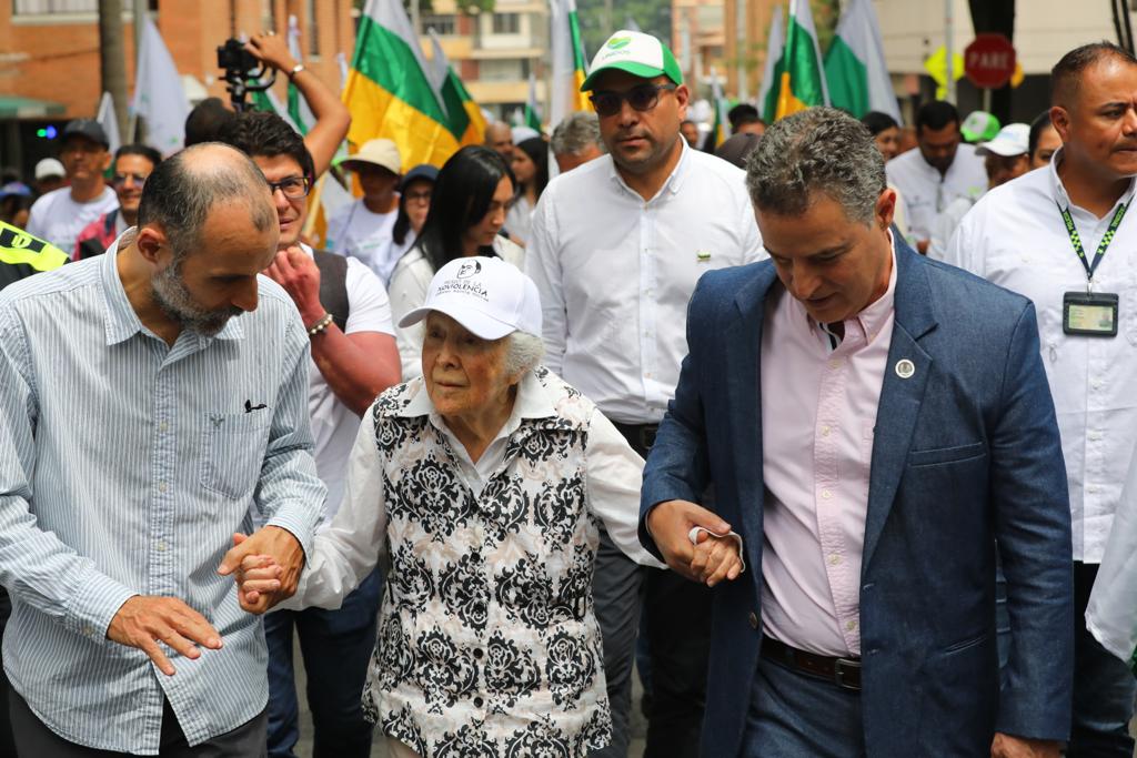 Teleantioquia transmite la Marcha de la Noviolencia a Caicedo 2023