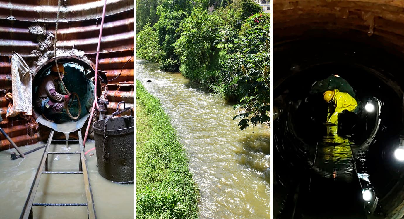 EPM avanza en el saneamiento del río Aburrá-Medellín